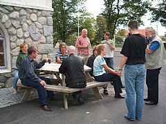  Frisk og mindre frisk luft trengs for å holde det gående hele dagen.  5 timers øving er en hard og brutal start på korpsåret.