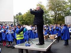  Saulius styre øvinga, og Terje partituret hans